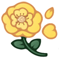 Yellow Plush Poppy