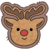 Reindeer Cookie Badge Box
