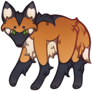 Maned Wolf Mount